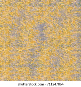 Chaotic brush mixed freehand strokes like savanna dry grass or animal fur. Distressed texture of natural colored fox, dog, cat, bear, wolf skin with fur.