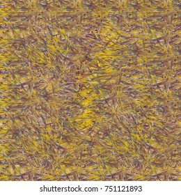 Chaotic brush mixed freehand strokes like savanna dry grass or animal fur. Distressed texture of natural colored fox, dog, cat, bear, wolf skin with fur.