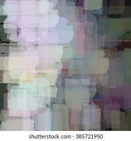 Chaotic colorful dabs, abstract background. Vector element for your design.