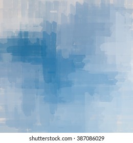 Chaotic colorful dabs, abstract background. Vector element for your design.