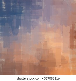 Chaotic colorful dabs, abstract background. Vector element for your design.