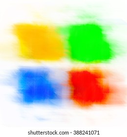 Chaotic colorful dabs, abstract background. Vector element for your design.