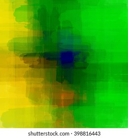 Chaotic colorful dabs, abstract background. Vector element for your design.