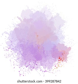 Chaotic colorful dabs, abstract background. Vector element for your design.