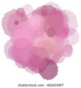 Chaotic colorful dabs, abstract background. Vector element for your design.