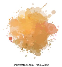 Chaotic colorful dabs, abstract background. Vector element for your design.
