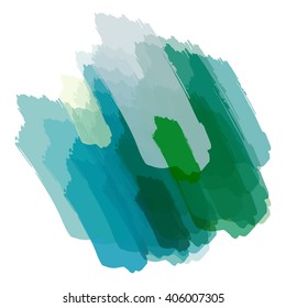 Chaotic colorful dabs, abstract background. Vector element for your design.
