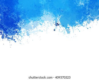 Chaotic colorful dabs, abstract background. Vector element for your design.