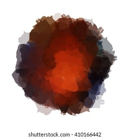 Chaotic colorful dabs, abstract background. Vector element for your design.