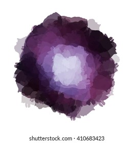 Chaotic colorful dabs, abstract background. Vector element for your design.