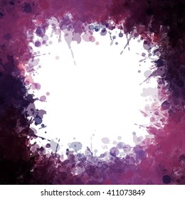 Chaotic colorful dabs, abstract background. Vector element for your design.