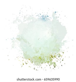 Chaotic colorful dabs, abstract background. Vector element for your design.