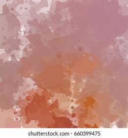 Chaotic colorful dabs, abstract background. Vector element for your design.