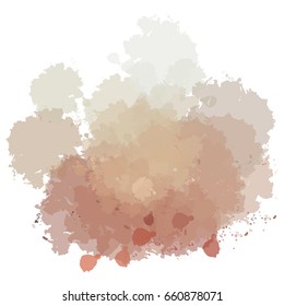 Chaotic colorful dabs, abstract background. Vector element for your design.