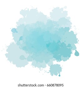 Chaotic colorful dabs, abstract background. Vector element for your design.