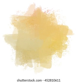 Chaotic colorful dabs on a white background. A vector element for your design.