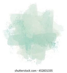 Chaotic colorful dabs on a white background. A vector element for your design.