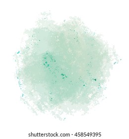 Chaotic colorful dabs on a white background. A vector element for your design.