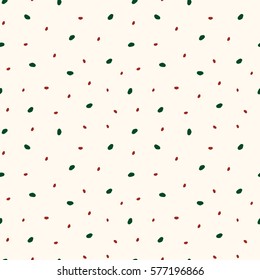Chaotic dots, spots and blobs seamless pattern. Hand drawn abstract background. Endless texture for website, print, card, decoration, cover, fabric, wrapping. Vector eps 10