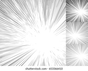 Chaotic dynamic lines abstract digital art. Dynamic stripes geometric texture