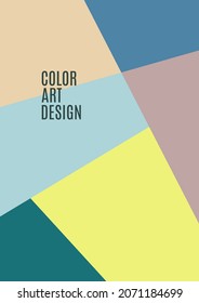 Chaotic geometric color shapes. Vector illustration for wallpaper, banner, background, card book