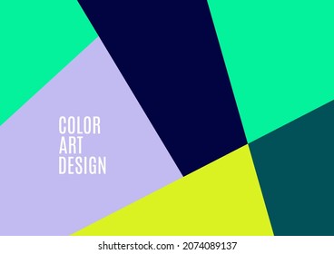 Chaotic geometric color shapes. Vector illustration for wallpaper, banner, background, card book