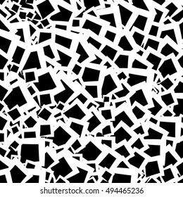 Chaotic geometric texture / pattern with random edgy shapes