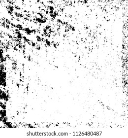 Chaotic grunge background in black and white