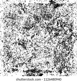 Chaotic grunge background in black and white