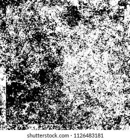 Chaotic grunge background in black and white