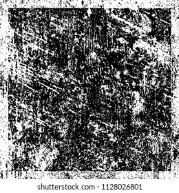 Chaotic grunge background in black and white