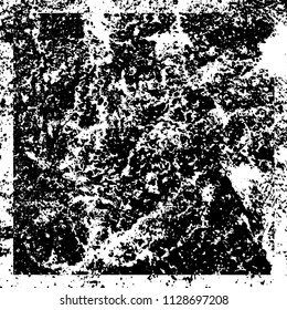 Chaotic grunge background in black and white