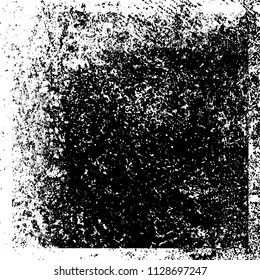 Chaotic grunge background in black and white