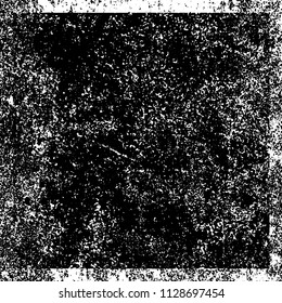 Chaotic grunge background in black and white