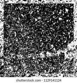Chaotic grunge background in black and white