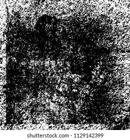Chaotic grunge background in black and white