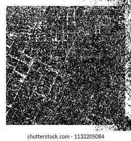 Chaotic grunge background in black and white