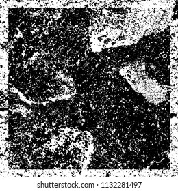 Chaotic grunge background in black and white