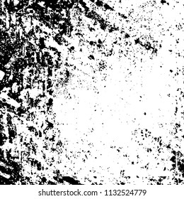 Chaotic grunge background in black and white