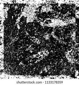Chaotic grunge background in black and white