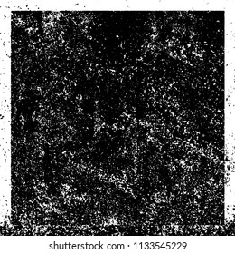 Chaotic grunge background in black and white