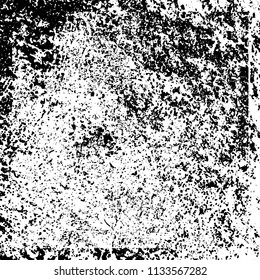 Chaotic grunge background in black and white