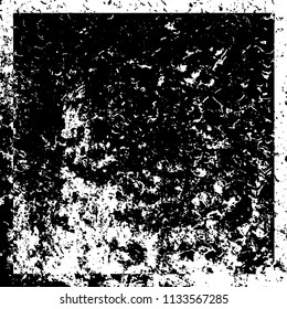 Chaotic grunge background in black and white