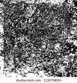 Chaotic grunge background in black and white
