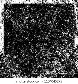 Chaotic grunge background in black and white