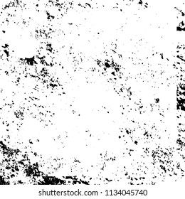 Chaotic grunge background in black and white
