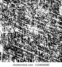 Chaotic grunge background in black and white