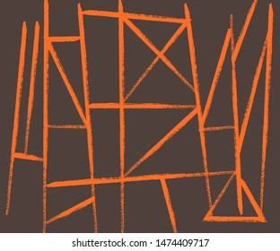 Chaotic grunge lines pattern.  Background for wallpaper, poster, creative design. 