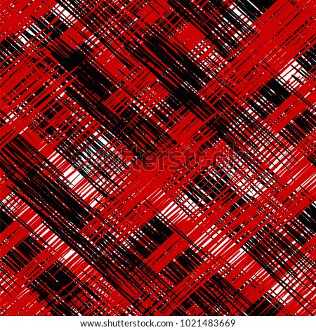 Chaotic grunge lines seamless pattern