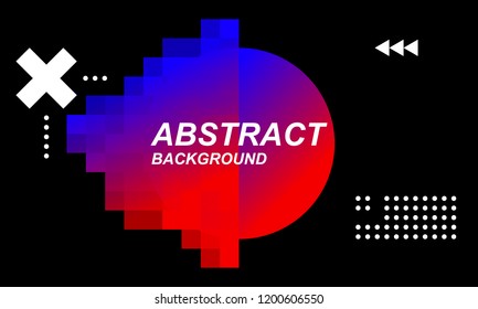 Chaotic holographic background. Minimal futuristic design. Fluid colors, magma stile, vibrant shapes.